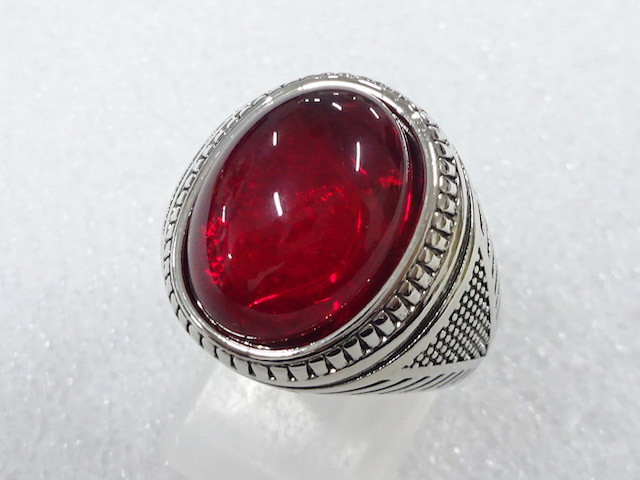 COLORED STONE FASHION RING / JP SIZE 16.5